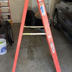 Werner 6’ Fiberglass A-frame Ladder