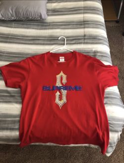 Supreme red diamond tee size M