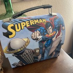 Superman Collectible Tin Lunchbox – Vandor – Great Condition - $20