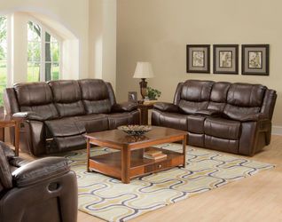 Power motion sofa and loveseat