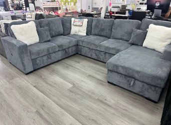 Corduroy couch new in. Box/ no showroom display