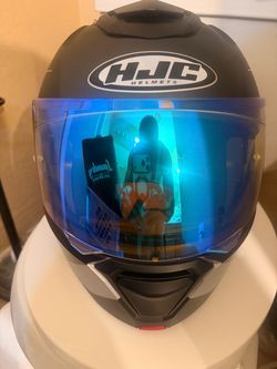 XL i91 HJC modular helmet with HJC Bluetooth device