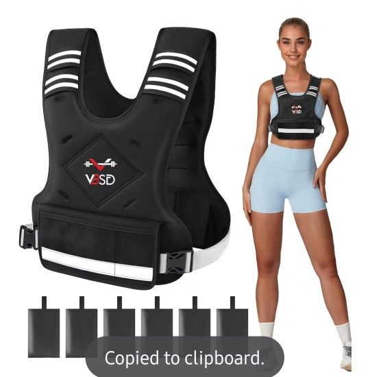 Adjustable Weighted Vest 