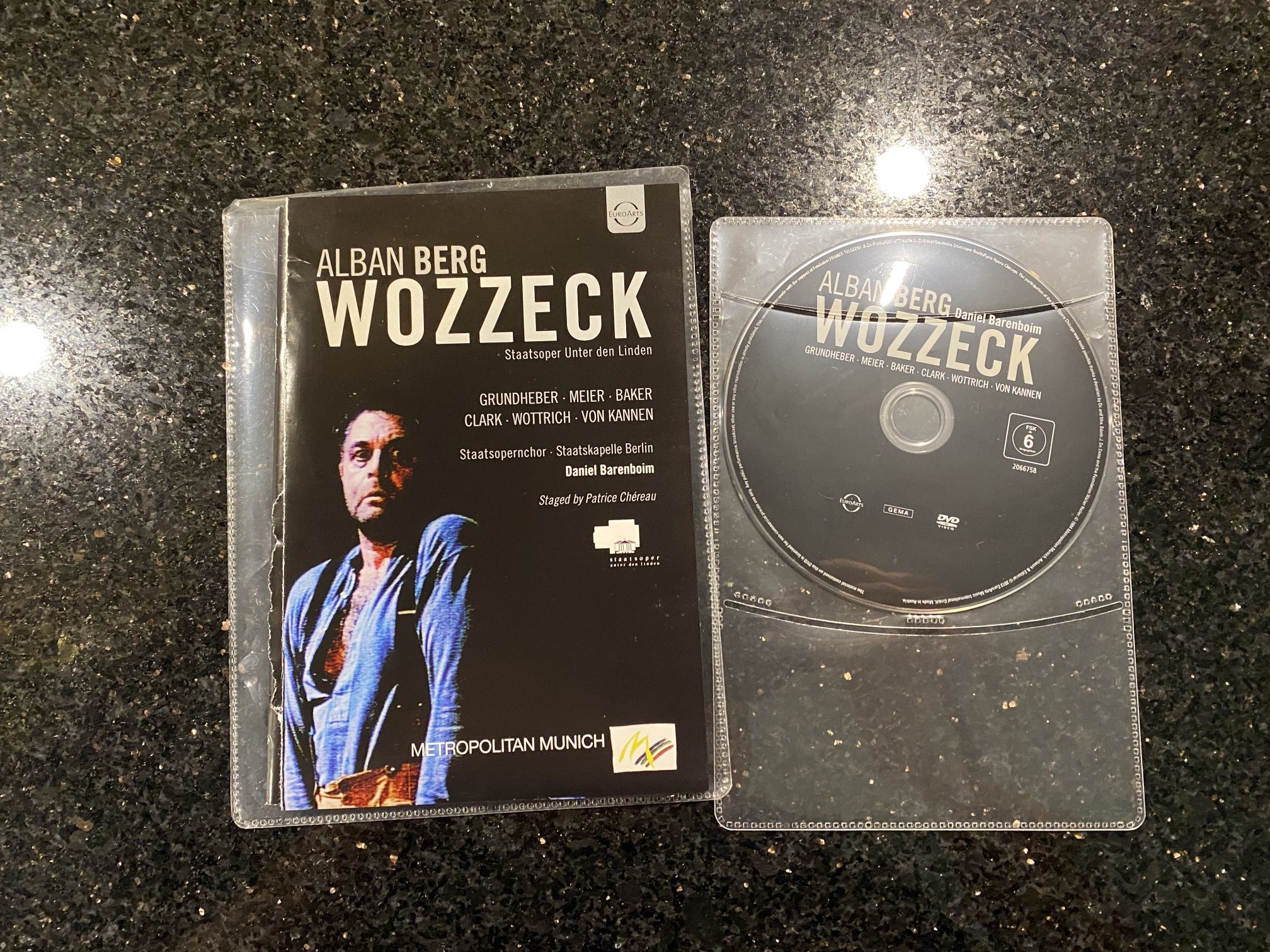 Alban Berg WOZZECK Opera DVD