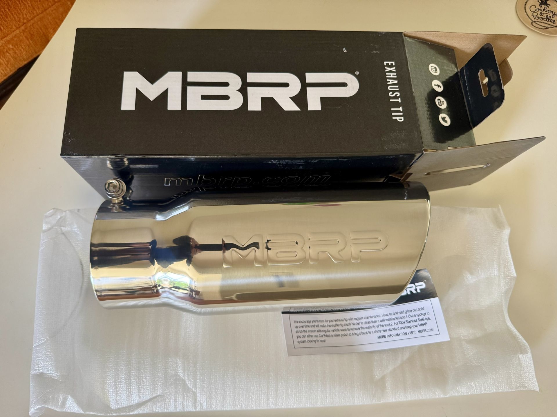 New In Box MBRP Polished Stainless 5" Exhaust Tip