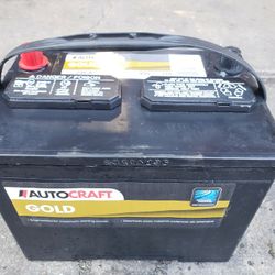 Autocraft Gold Car Truck Battery Group 24F 
