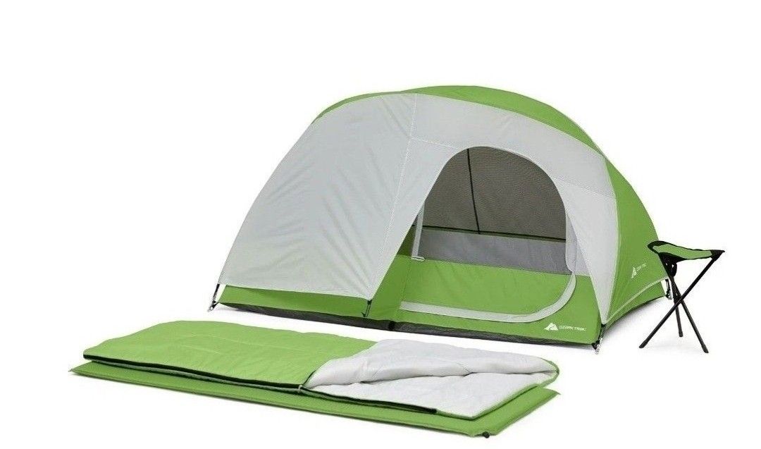 New Ozark Trail Piece Weekender Backpacking Tent Camping Combo