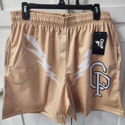 NWT CrispyNYC Cream Tundebolt  shorts Mens XL These are high quality with strings and deep pockets

Pick up 77095 near Telge/West
