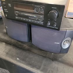 Great Working Bose Shelf Speakers And Receiver