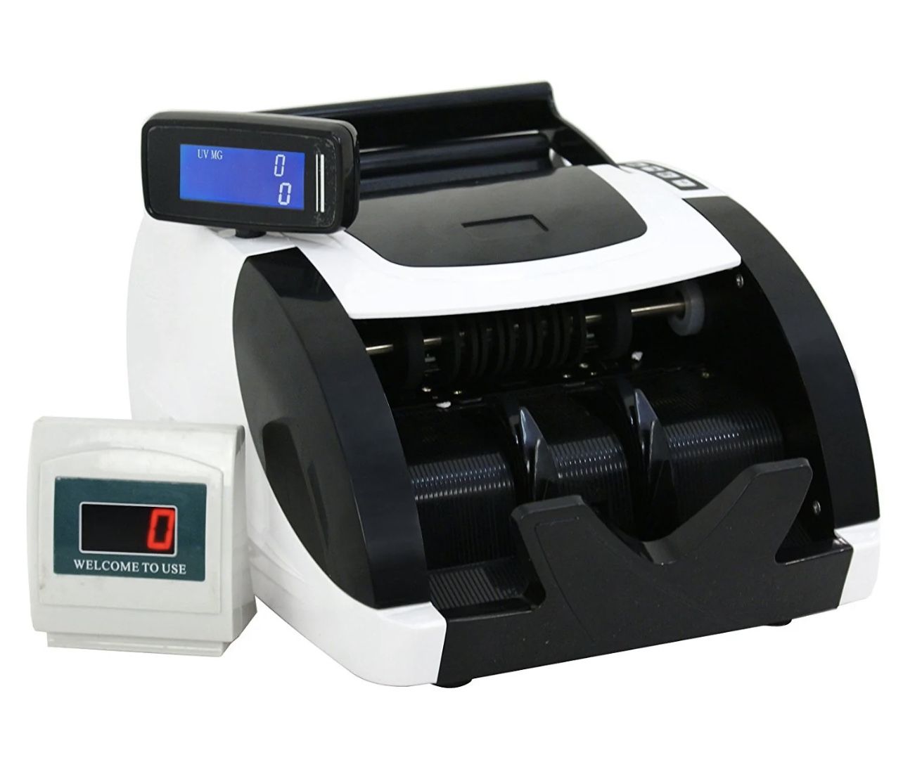 ZENYâ„¢ Money Bill Counter Currency Cash Counting Machine UV & MG Counterfeit Detection