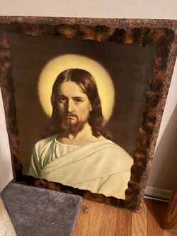 Jesus picture On Wood