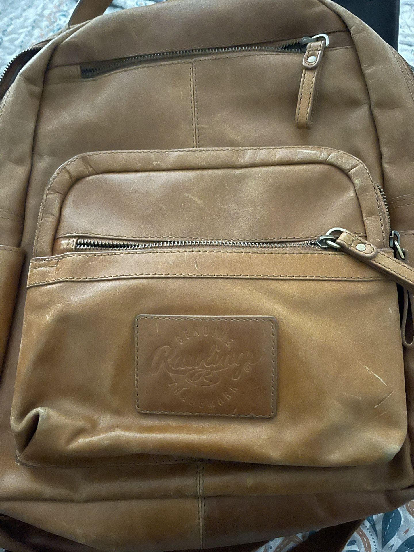 Rawlings Leather Backpack