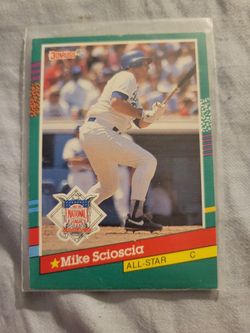 Mike Scioscia All-star Baseball Card 