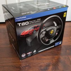 T80 Ferrari 488 GTB Edition PlayStation 4 Racing Games Supporting Wheel