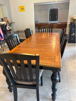 Dining set with 6 chairs