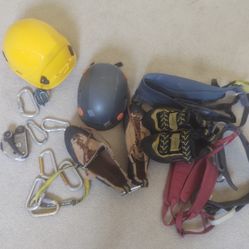 Bunch Of Rock Climbing Gear