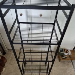 Black Metal Wire Shelving Unit - 5 Tiers! - Pre-Assembled - Excellent Storage - $45