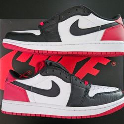 Jordan 1 Low  Black Toe