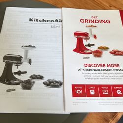 Kitchen Aid, Stand Mixer, Meat, Grinder Attachment