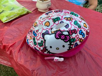 Toddler hello kitty helmet