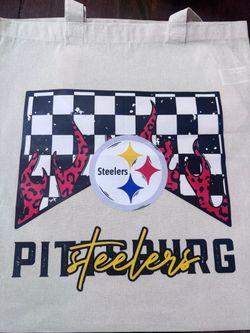 Steelers tote bag