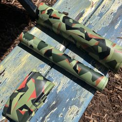 BMX Bike Pads, Camo, “Black ops”