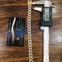 10KT Men’s Gold Monaco Double Sided Bracelet 