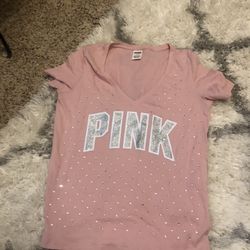 Pink Victoria Secret Shirt Size Large 