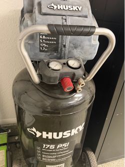 Husky air compressor $300 firm pick up today