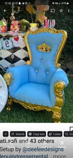 Baby Blue Toddler Throne