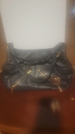 Leather Michael Kors Black Leather Satchel