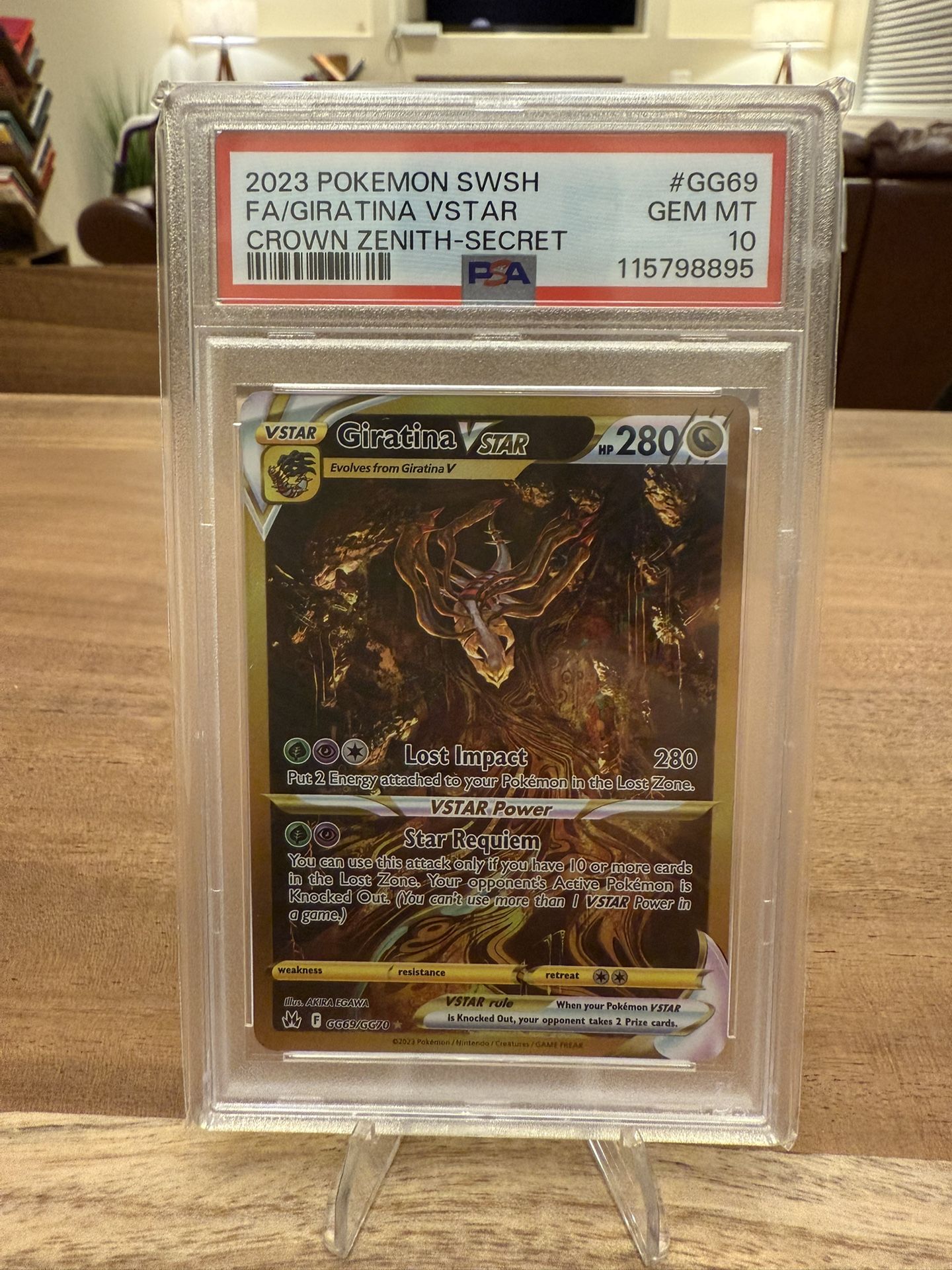 Pokemon  PSA 10 Crown Zenith Giratina VSTAR 