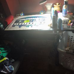 Glass Drafting Desk