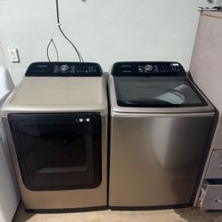 Rose Gold Samsung Washer And Rose gold Samsung Dryer