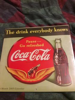 A 16 - month 2005 calendar coca'cola