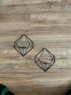 Small wall candle holders 6x8in