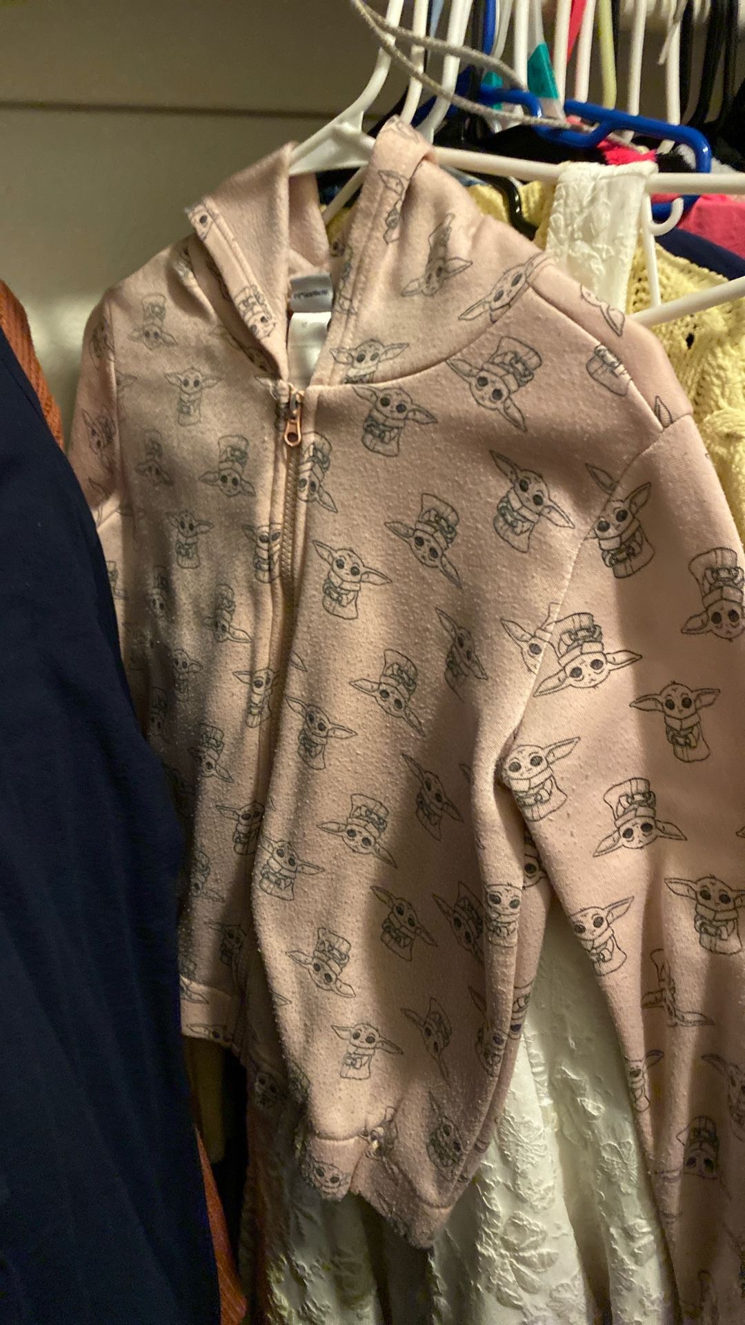 Baby Yoda Pink Cute Hoodie