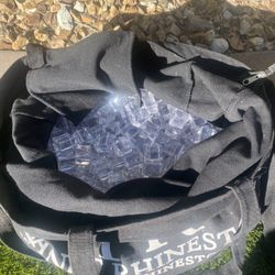 Decoration Party Prop Two Bags Full Of Fake Ice Cube