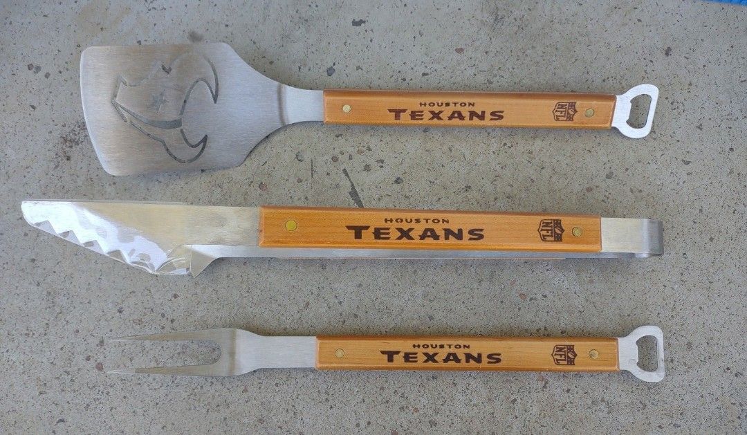 NFL Houston Texans 3-Piece BBQ Set