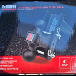 bROK Channel Mount with Dual Ball
