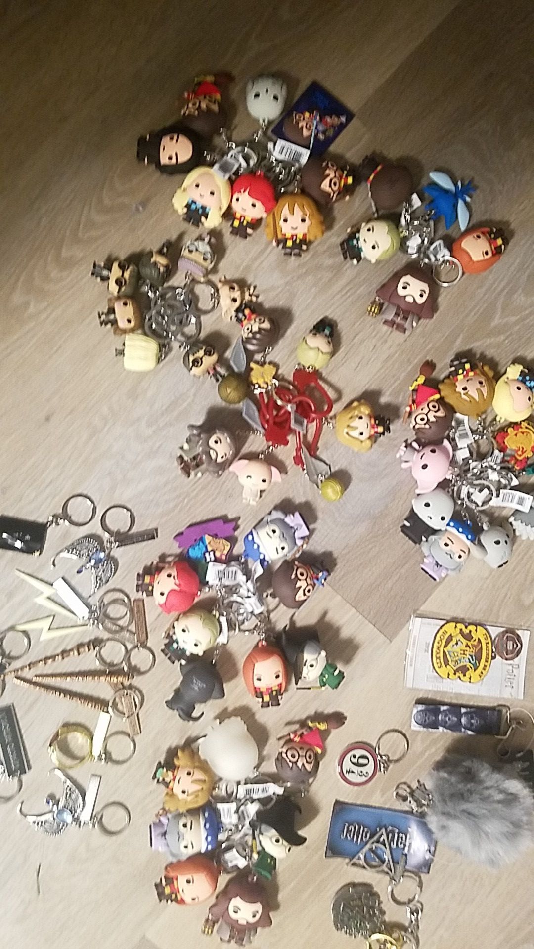Harry potter blind bag keychain lot!