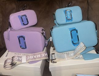 M Purse Purple Or Sky Blue 