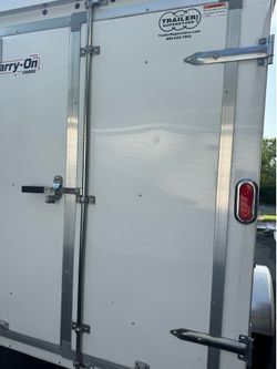 Carry on 6x10 cargo trailer with barn doors