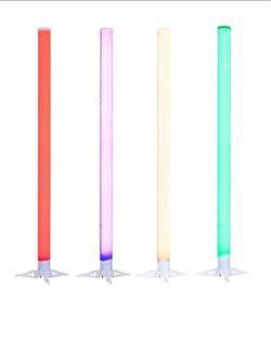 Battery Powered LED BP TUBES 4 PACK With Bag the clamp are not included