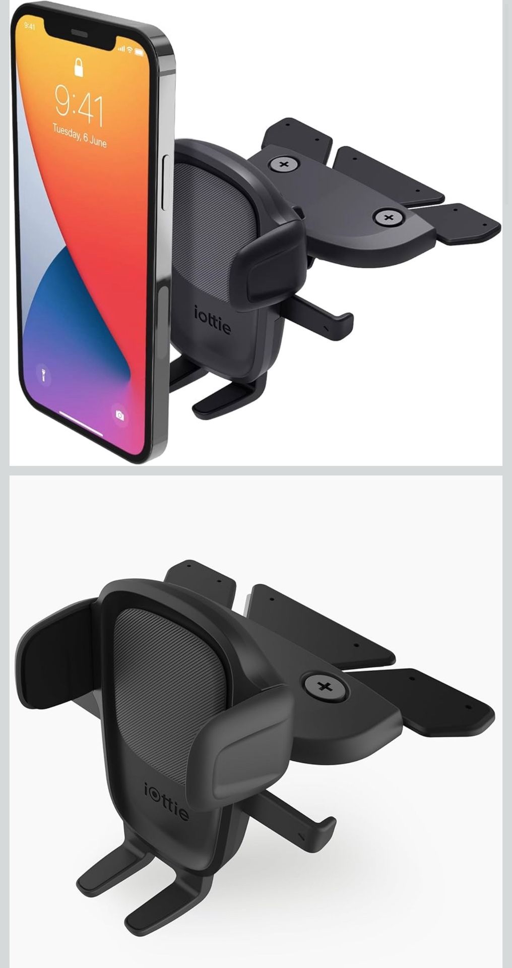 iOttie Easy One Touch Signature CD Slot Mount - Universal Car Phone Holder for iPhone, Samsung