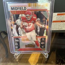 TRAVIS KELCE 2024 CONTENDERS MIDFIELD TICKET FOOTBALL CHIEFS /50 Q4602