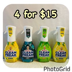 (4) Mr. Clean Clean Freak All Purpose Cleaner Spray, 16 fl oz, 4 for $15‼️