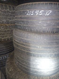 3 Hankook Tires 215/45/17