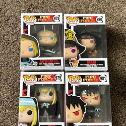 Fire Force Funko Pops 