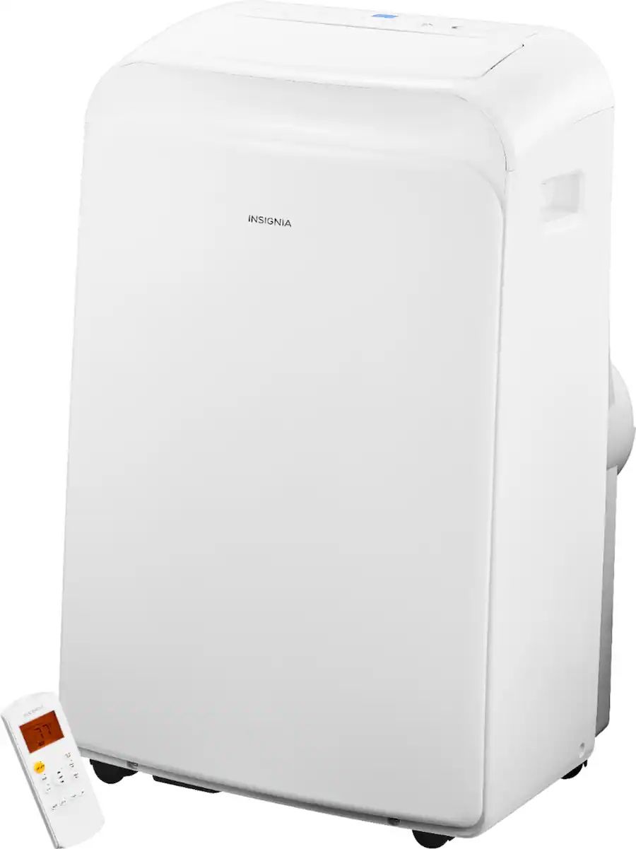Insignia™ - 350 Sq. Ft. 8,000 BTU Portable Air Conditioner - White $175